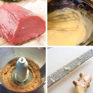 Vitello tonnato collage