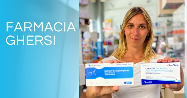 Tamponi a 8 euro, Farmacia Ghersi è il nostro aiuto concreto!