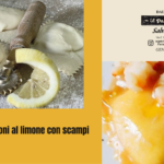 Ravioloni al limone con scampi